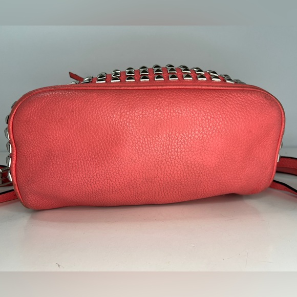 Michael Kors Rhea Backpack Studded Leather Coral Pink Grapefruit 30S5SEZB5L - Picture 7 of 16